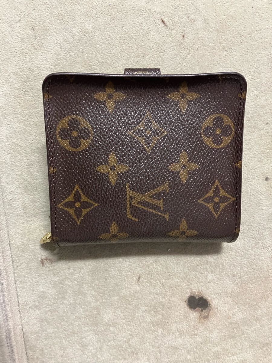 ヴィトン　コンパクトジップ　真贋済み LOUIS VUITTON 財布　60サイズ