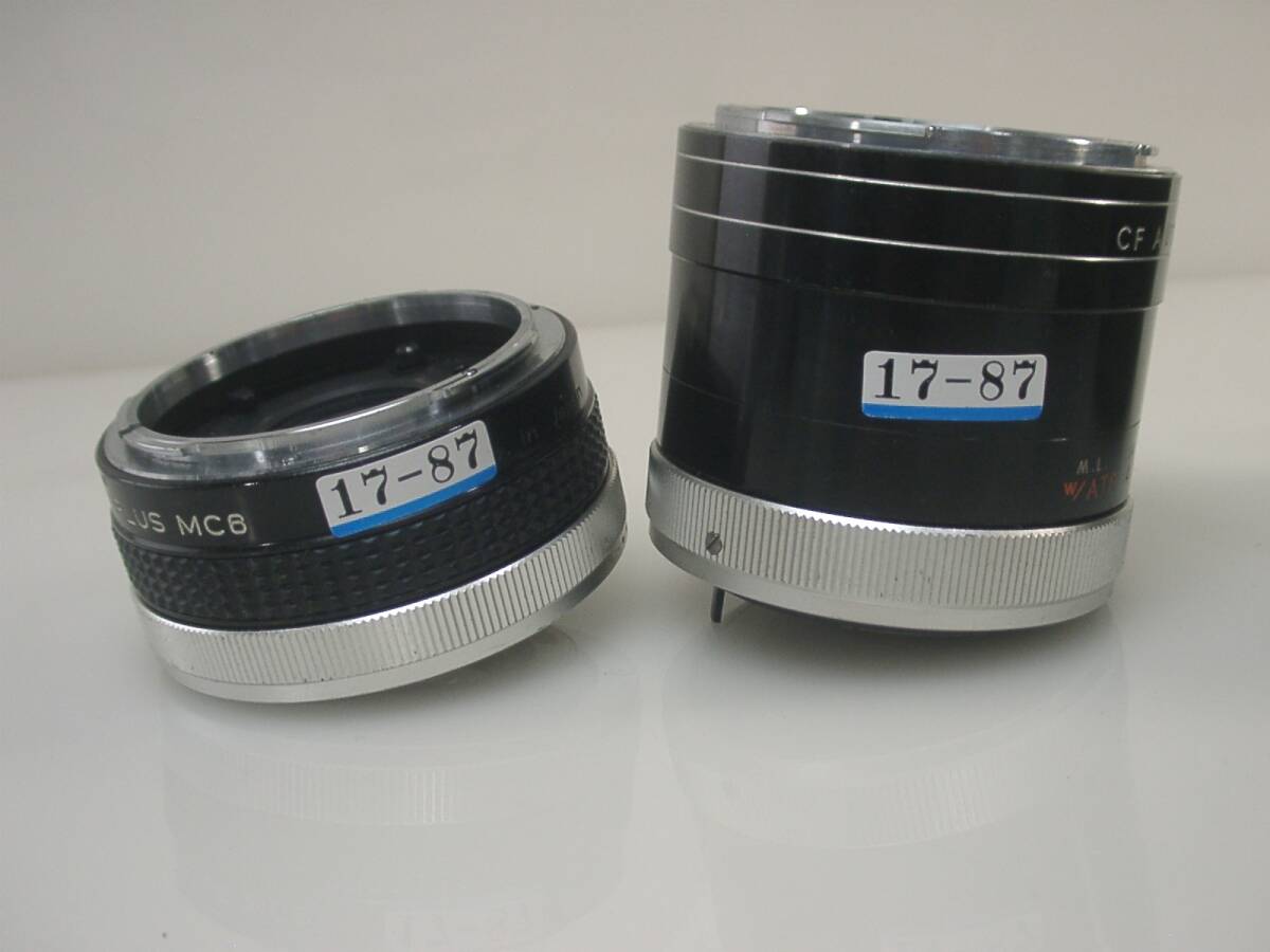 上/17-87 キャノンFDマウント ケンコーテレプラス ２個 2倍/3倍