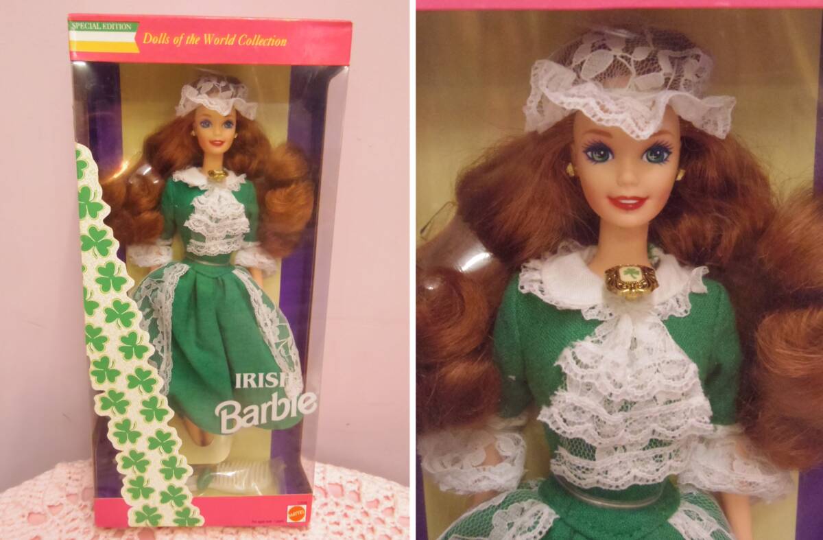 バービー 1994年 アイルランド 民族衣装 ドールズ オブ ザ ワールド ビンテージ人形 IRISH Barbie Dools of the World Collection 90s
