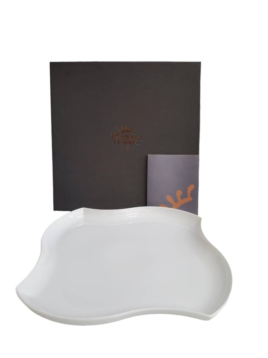 【未使用】Richard Ginori リチャードジノリ デダロホワイト スクエアプレート BBER Richard Ginori 1735