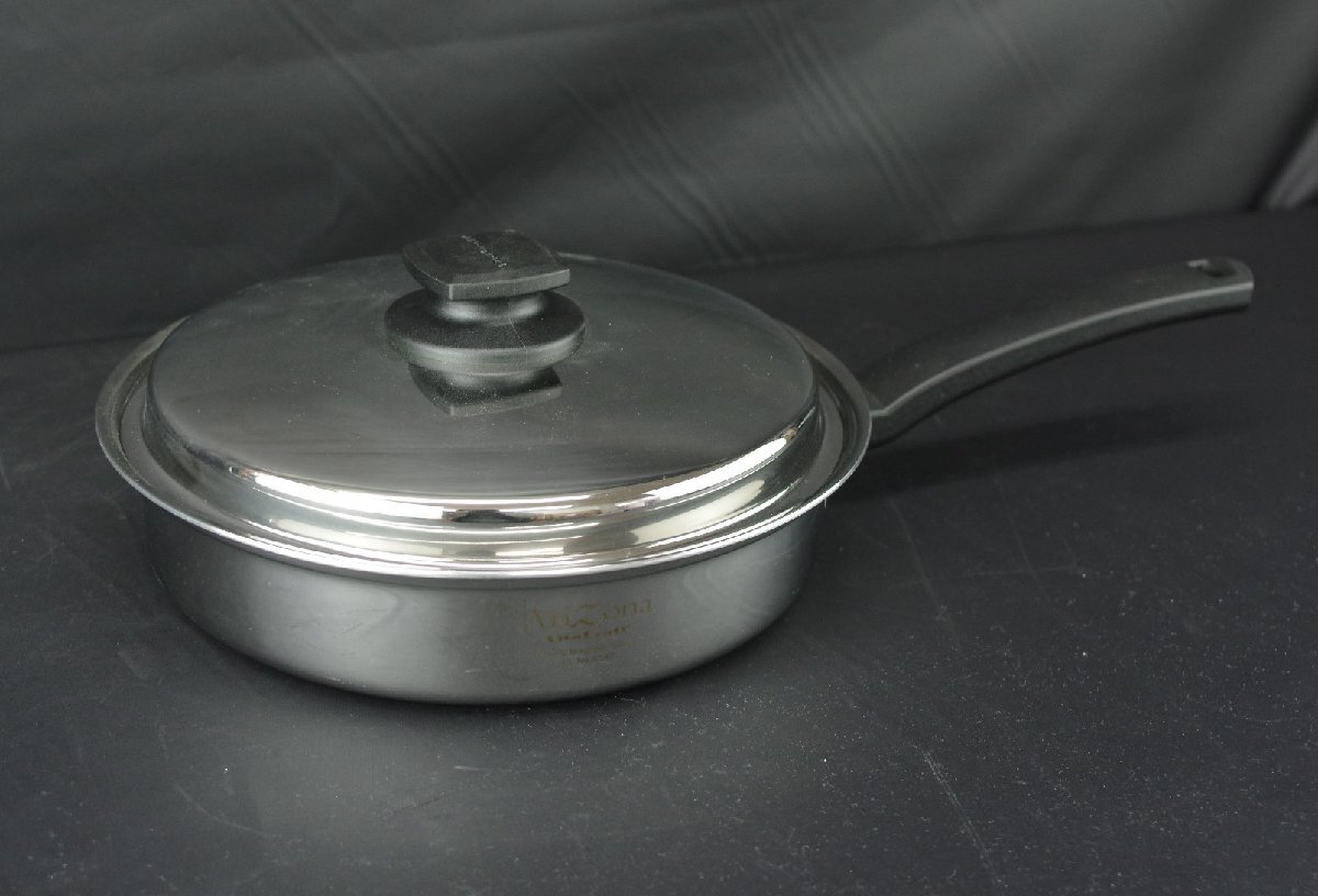 展示品 VitaCraft Arizona ビタクラフト アリゾナ フライパン ステンレス 5層 ステンレス ガス IH 27cm キッチン用品 蓋付