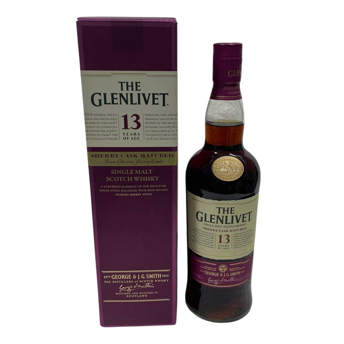 ◆未開栓◆THE GLENLIVET グレンリベット 13年 シェリーカスクマチュア―ド 2018年 台湾専売・終売品 700ml 1278g 40％ 箱有 お酒 V84954NL