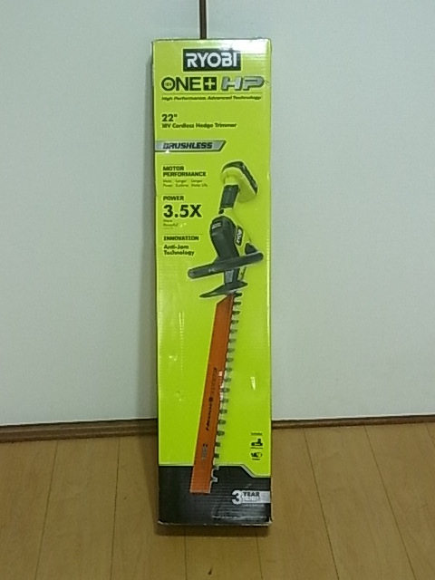RYOBI リョービ ONE+ P2608 18V HP ブラシレスモーター　 22インチ ヘッジトリマー　本体のみ　送料630円～ 未使用品