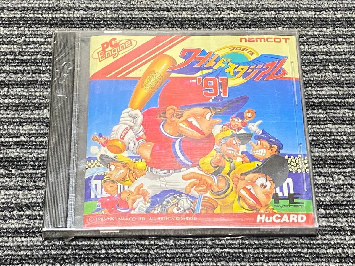 未開封 PCエンジン Huカード プロ野球 ワールドスタジアム91 PCE