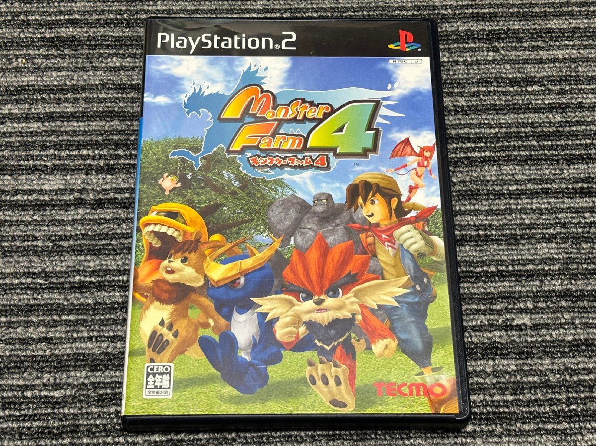 プレステ2 ソフト モンスターファーム4 playstation2 PS2 説明書なし