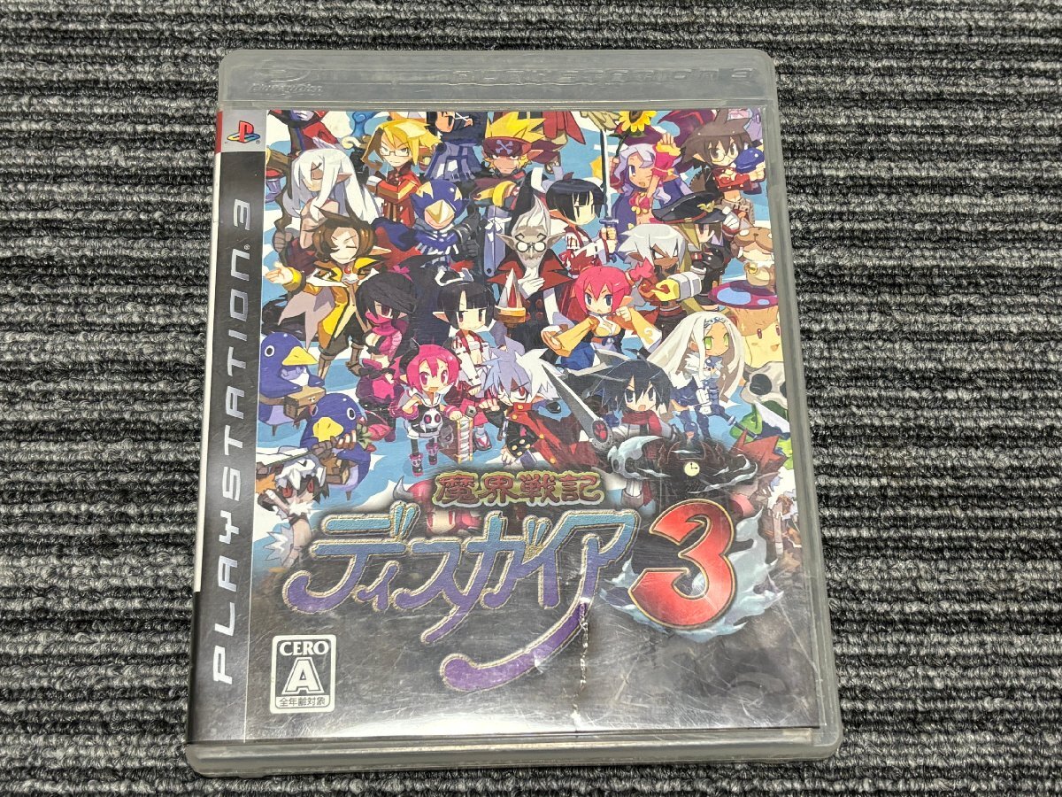 PS3 ソフト 魔界戦記 ディスガイア3 playstation3 SONY