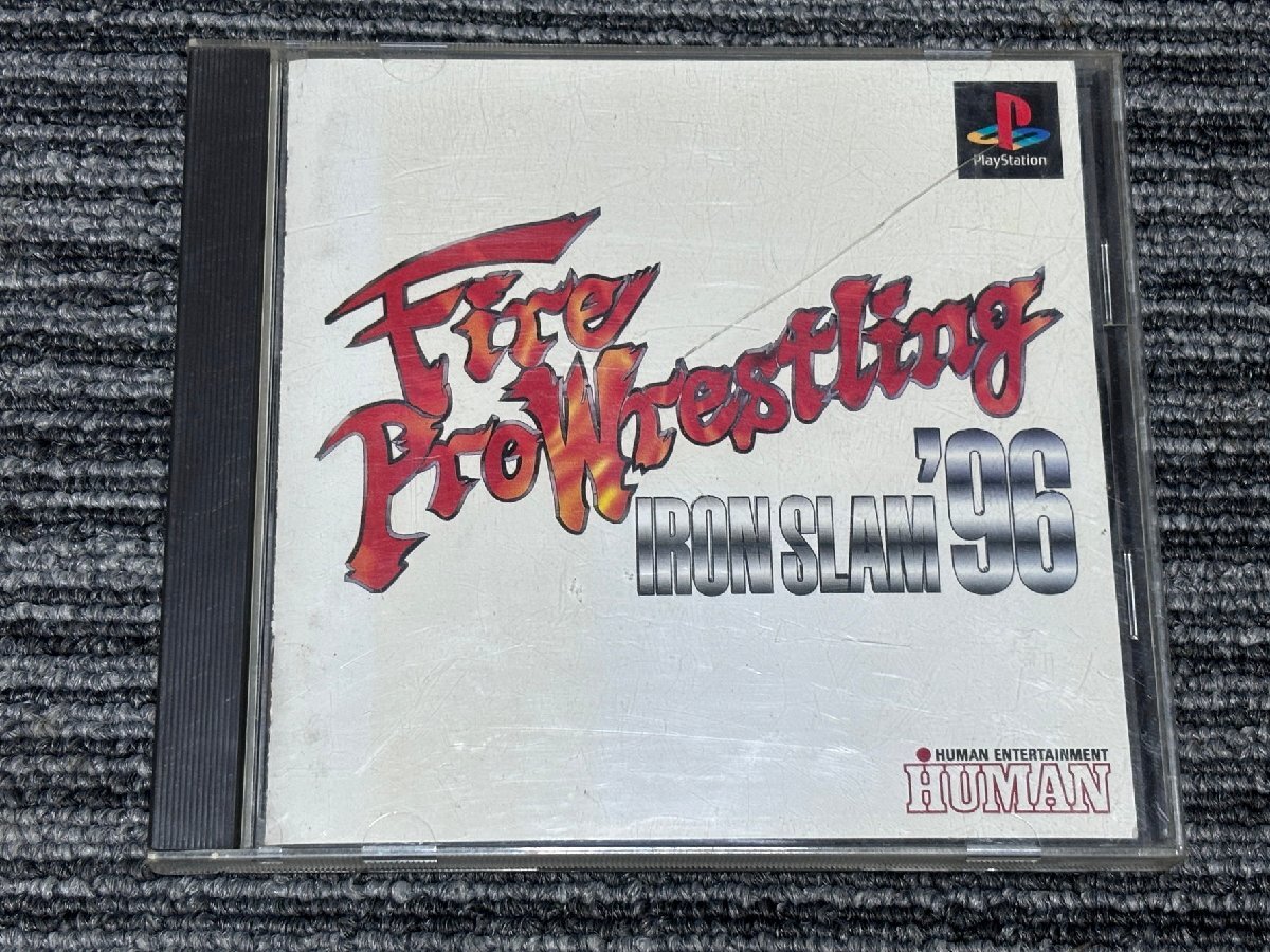 プレステ ソフト ファイヤー プロレスリング アイアンスラム 96 playstation PS