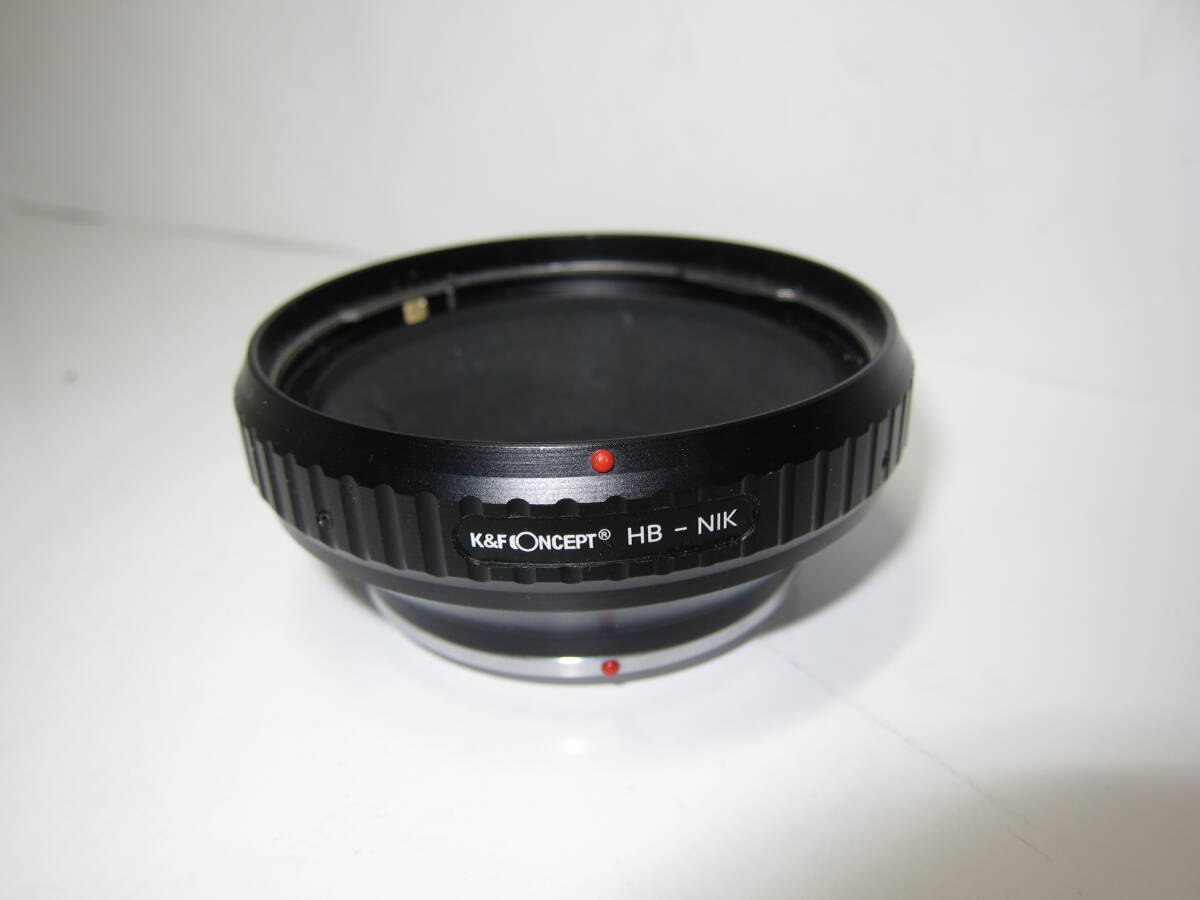 K＆F concept マウントアダプター ハッセル ～ Nikon F ■美品■ 10710 