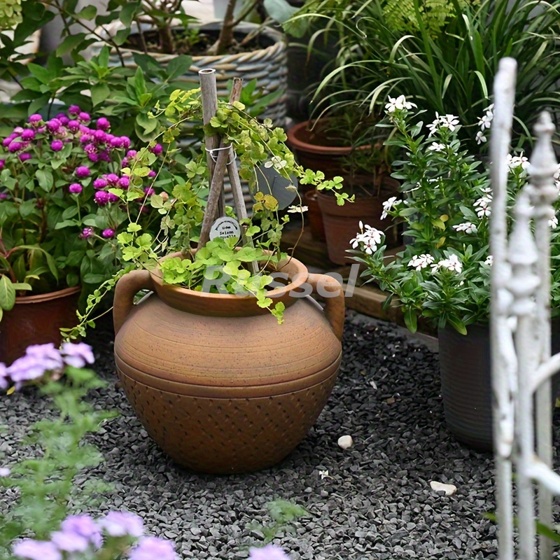 プランター ヴィンテージ調 テラコッタ風 おしゃれ かわいい 鉢 植木鉢 多肉植物 寄せ植え フラワー ポット ガーデニング 観葉植物 4-7