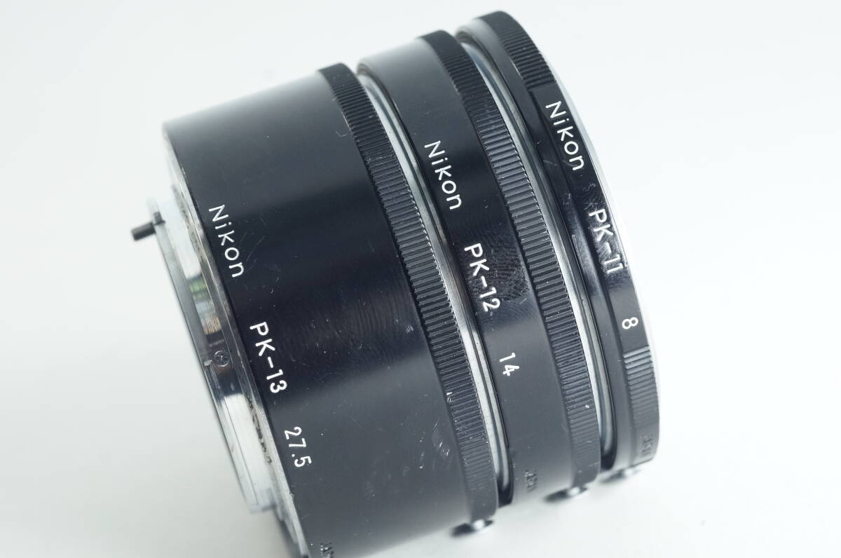 6A-023『並品』 Nikon PK-11A PK-12 PK-13 SET ニコン 接写リング NIKKOR