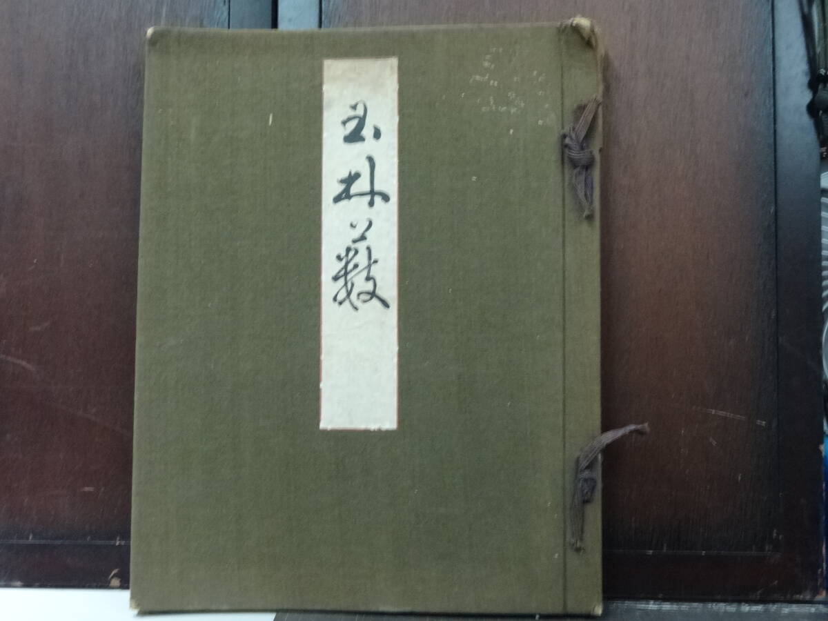 大判、紐綴じの本　『玉林薮』　能装束　金剛家蔵