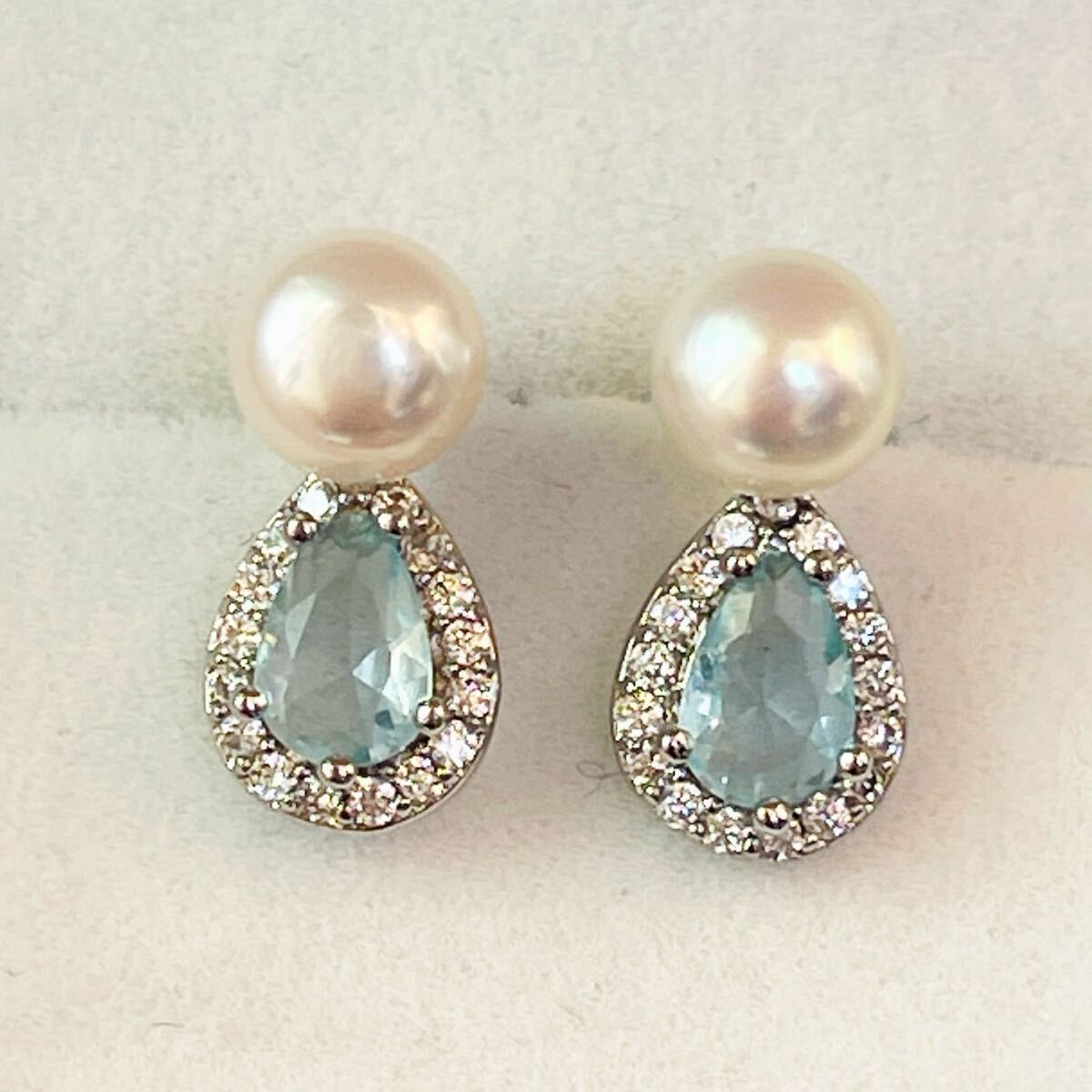 本真珠ピアス ホワイトピンク パール 5.7mm シルバー ベビーパール 照り良く パールピアス 卒業式 入学式 ベビー真珠 シルバー925 