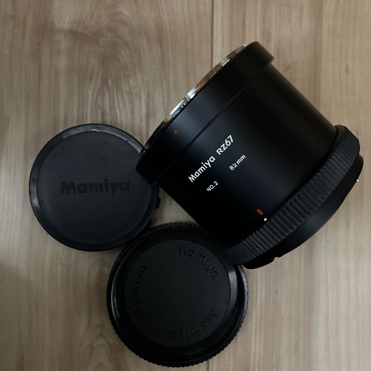 MAMIYA RZ67用 エクステンションリング No.2 82mm 中間リング 概ねキレイです。動作OKです。