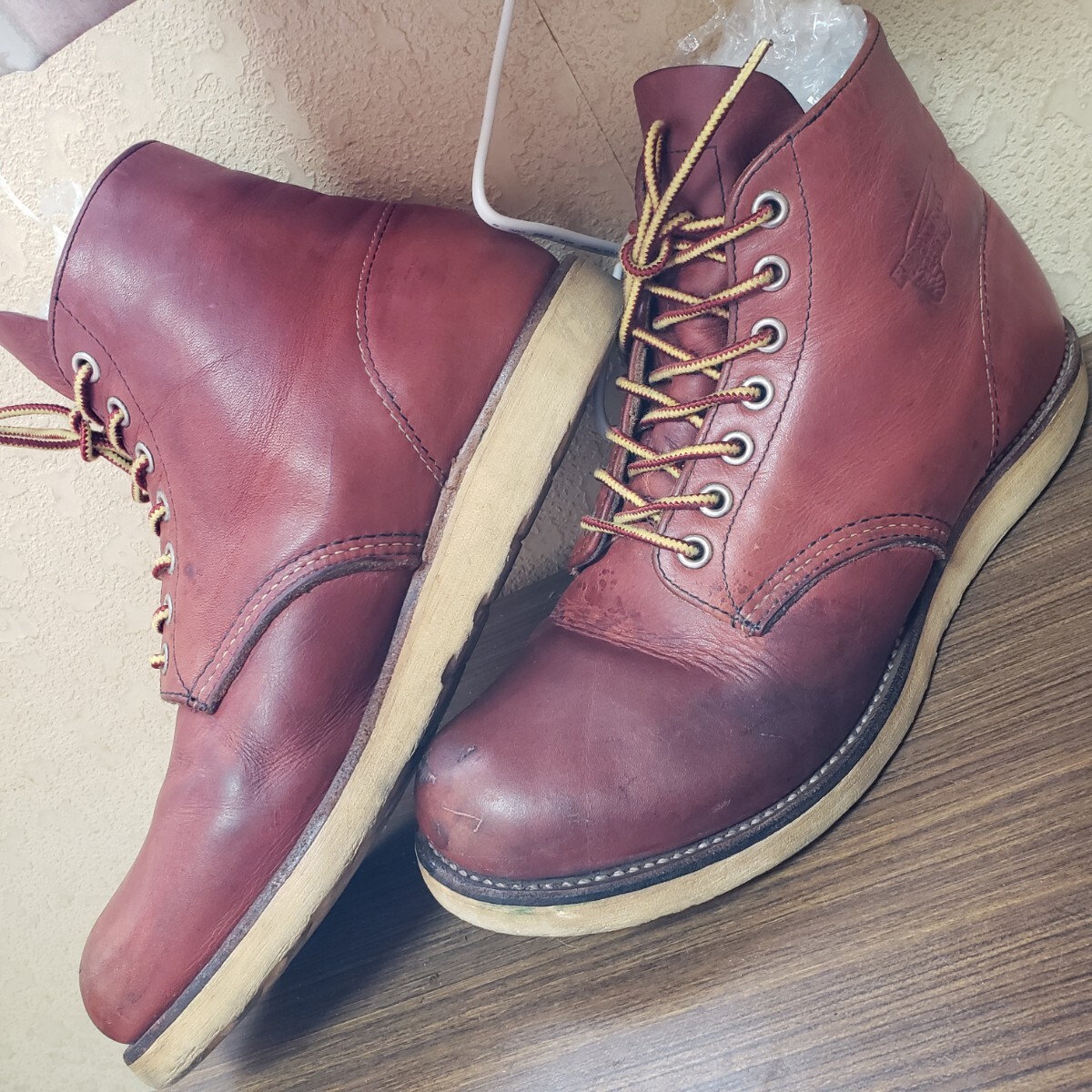 REDWING レッドウィング 現行タグ 8166 アイリッシュセッター IRISHSETTER 皮革 boots ブーツ leather レザー 26㎝ シューズ shoes 米国製