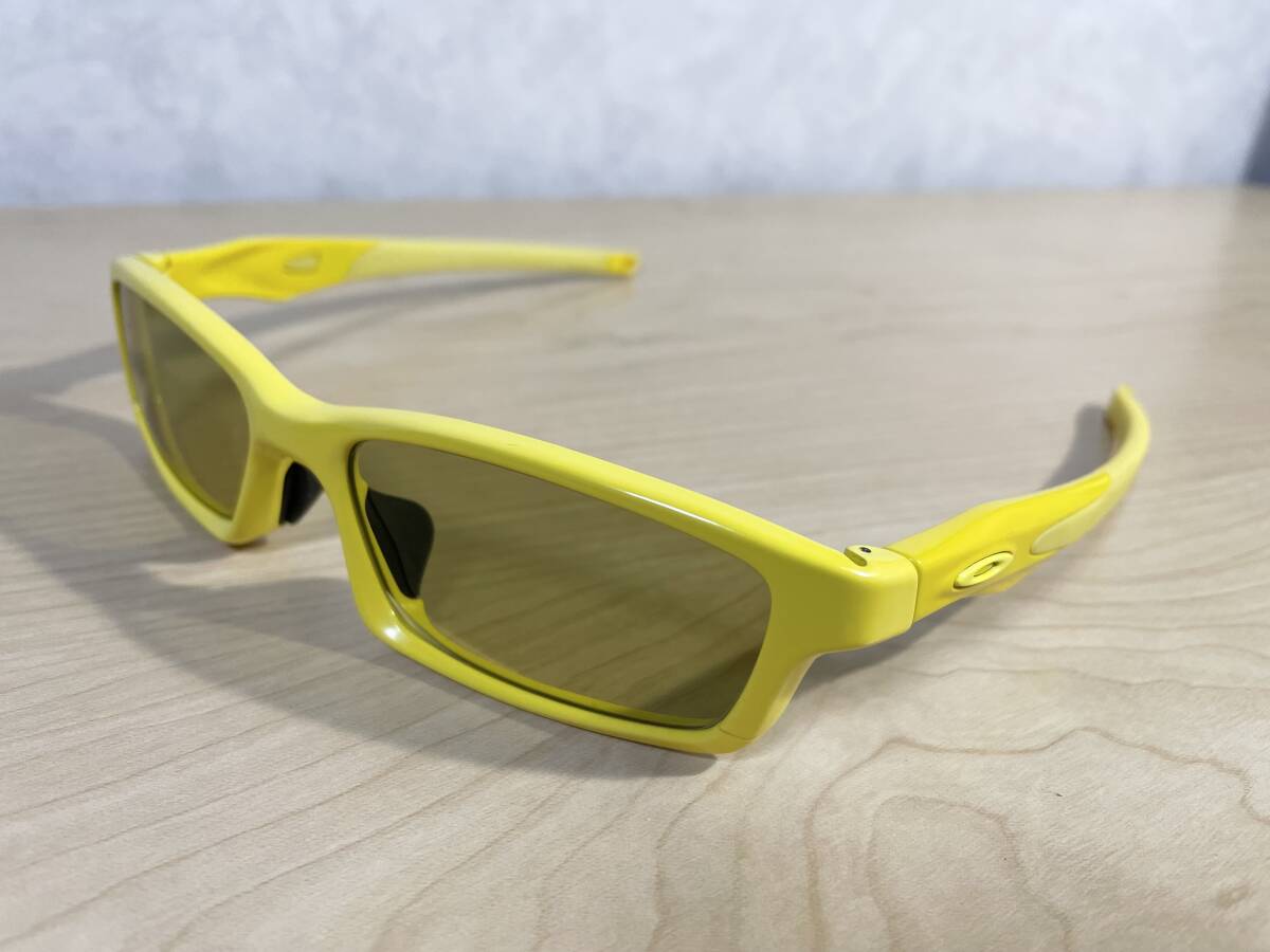 美品 オークリー クロスリンク プロ サングラス 眼鏡フレーム 偏光レンズ OAKLEY CROSSLINK PRO 