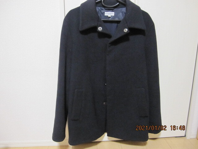 ≪美品≫UNITED ARROWS ユナイテッドアローズ/通勤通学/Pコート/防寒着/紺色≪サイズМ≫