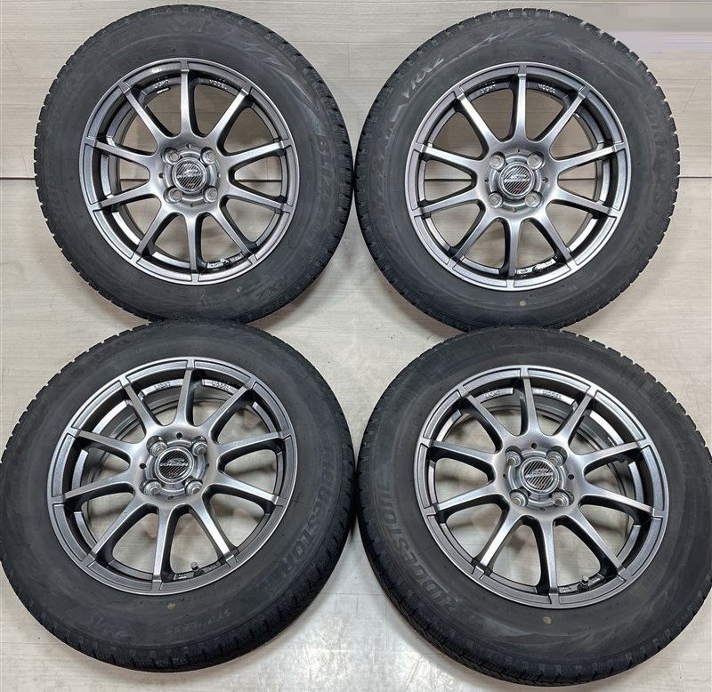 4本セット 送料無料 ヤリス アクア スイフト スペイド ウイッツ 等にも ( 15インチ 5.5J +45 4h100 ) / VRX2 175/65R15 / №59