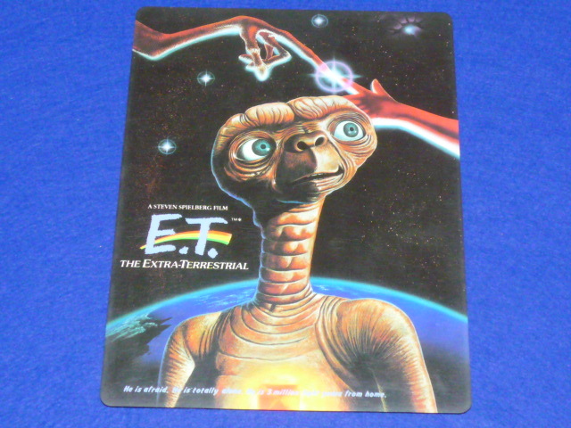 ★映画 E.T/下敷き/1982年/当時物未使用品