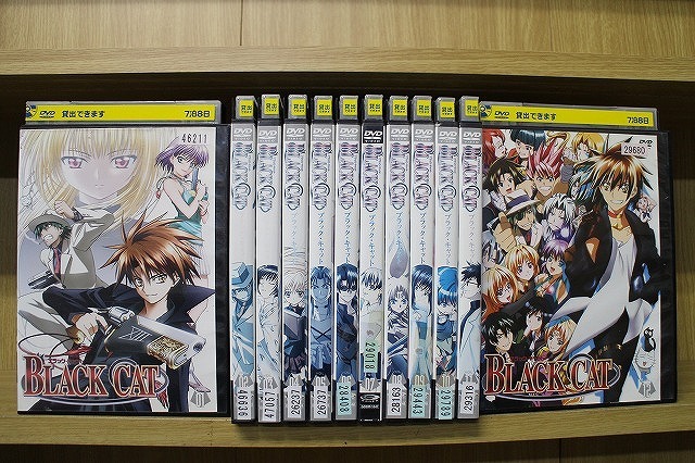 DVD ブラック・キャット 全12巻 ※ケース無し発送 レンタル落ち ZU2686