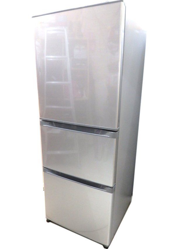 動作品◆東芝/TOSHIBA 冷凍冷蔵庫 VEGETA GR-R33S◆2019年製/330L/3ドア/右開き/自動製氷