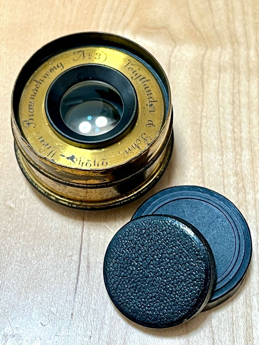 Weitwinkel Euryskop No.3 210mm f9 Voigtlander 1878 Wide Angle Euryscop Super Rare 8x10 Transition sample from Steinheil Periskop