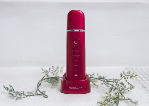 ◆新品未開封 Cos Beauty コスビューティー アクリアルピーリングプロEX CB-050-R01[超音波+イオン/角質・毛穴の汚れに/IPX6防水]