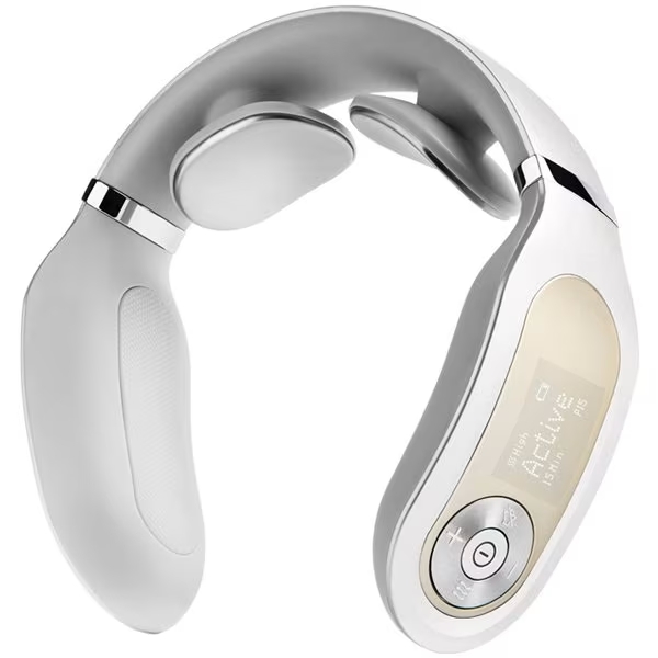 ◆新品 綺麗堂 ビューティフルエンジェル ネックマッサージャー KRD9013 [美ルル リラック・ビー／EMSと温熱のダブルの効果] 