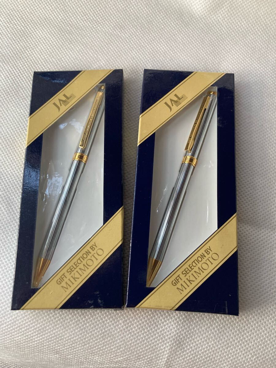 ★★ JL 日本航空 【MIKIMOTO】 GIFT SELECTION ボールペン　2本　＋替え芯　★★