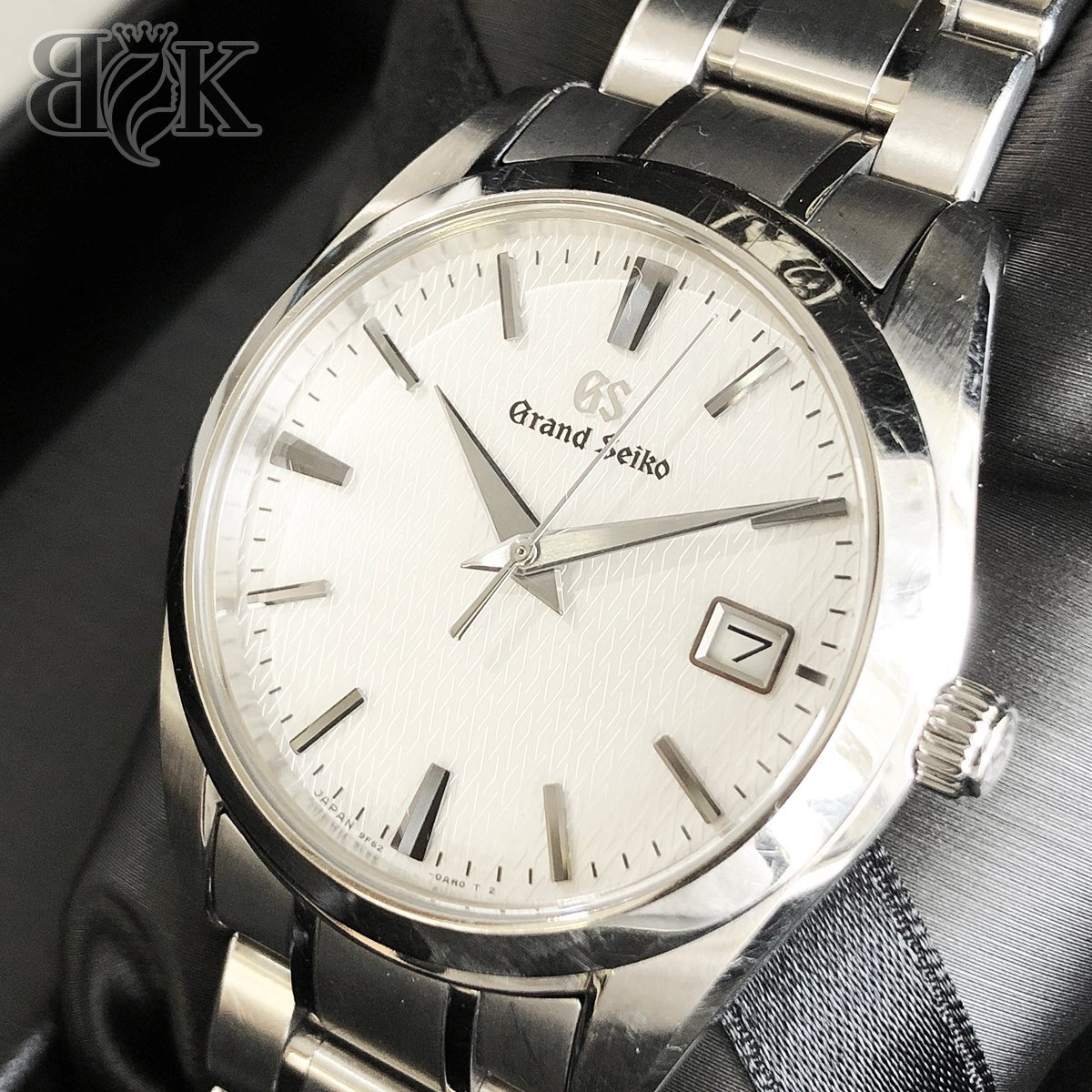 グランドセイコー デイト SBGX267 9F62-0AE0 クオーツ 腕時計 白文字盤 GRAND SEIKO ♭ ∞