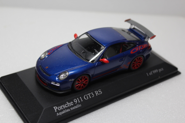 限定999台 1/43 MINICHAMPS Porsche 911 GT3 RS　2010(997 2 Ⅱ II GT3RS ポルシェ）