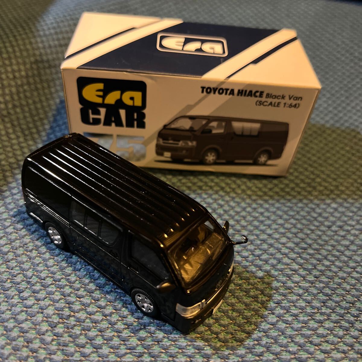 【新品・未開封】Era CAR トヨタ HIACE ハイエース Black Van Toyota（SCALE 1:64) 香港入手品