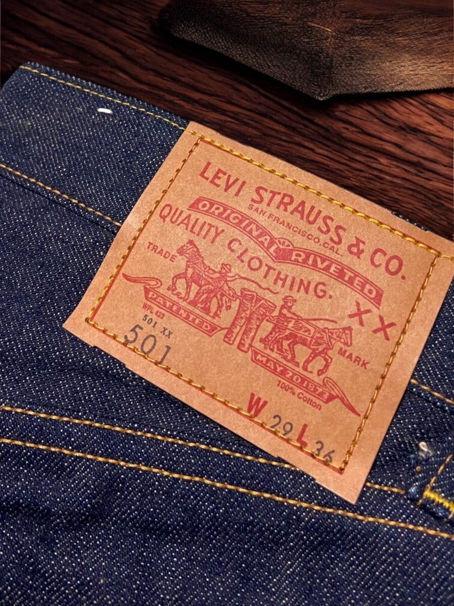 リーバイス LVC 66501 501XX ６６モデル BigE セルビッチ デニムパンツ★29×36 日本製★