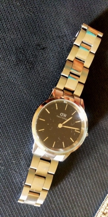 Daniel Wellington Iconic Link 36mm シルバー腕時計　送料1000円 