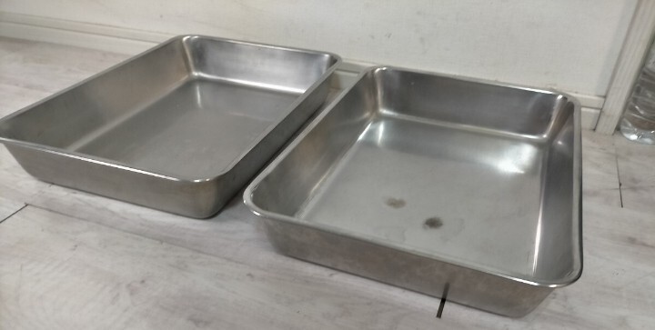 2枚セット　パンチ バット ステンレス 日本製 KOINU 18-8ステンレス製 パンチバット 業務用 調理 厨房　送料2500円 池袋