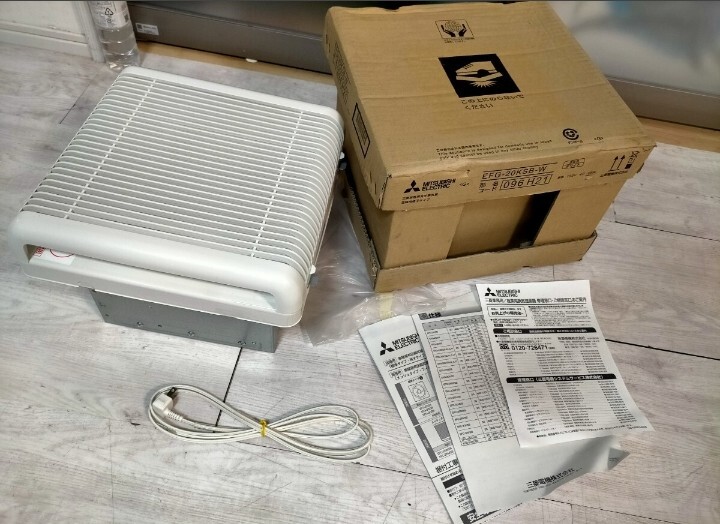 未使用品　即納　業務用 有圧換気扇　店舗用格子タイプ EFG-20KSB2-W　100V　送料2500円 東京池袋