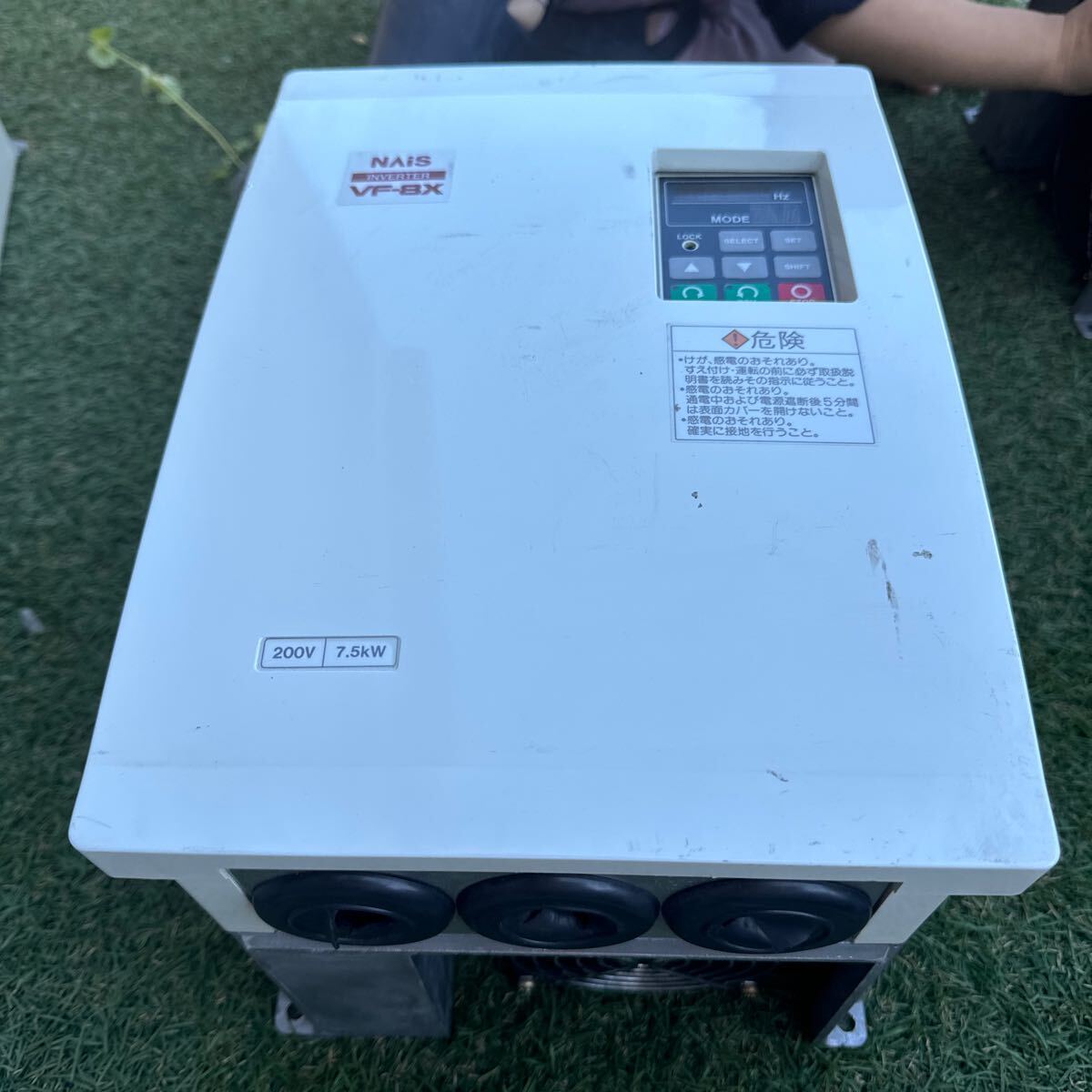 4D092 保証付き　MATSUSHITAインバーター VF-8X 7.5kw BFV80752X 