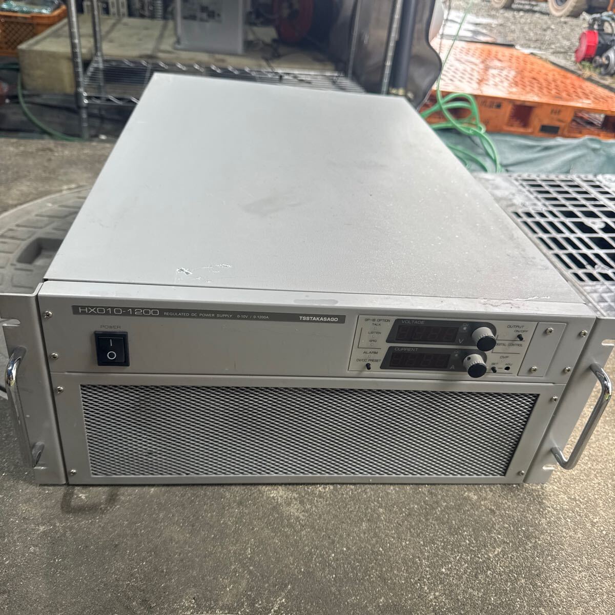 5C049 動作保証　高砂製作所 HX010-1200 スイッチング定電圧/定電流直流電源