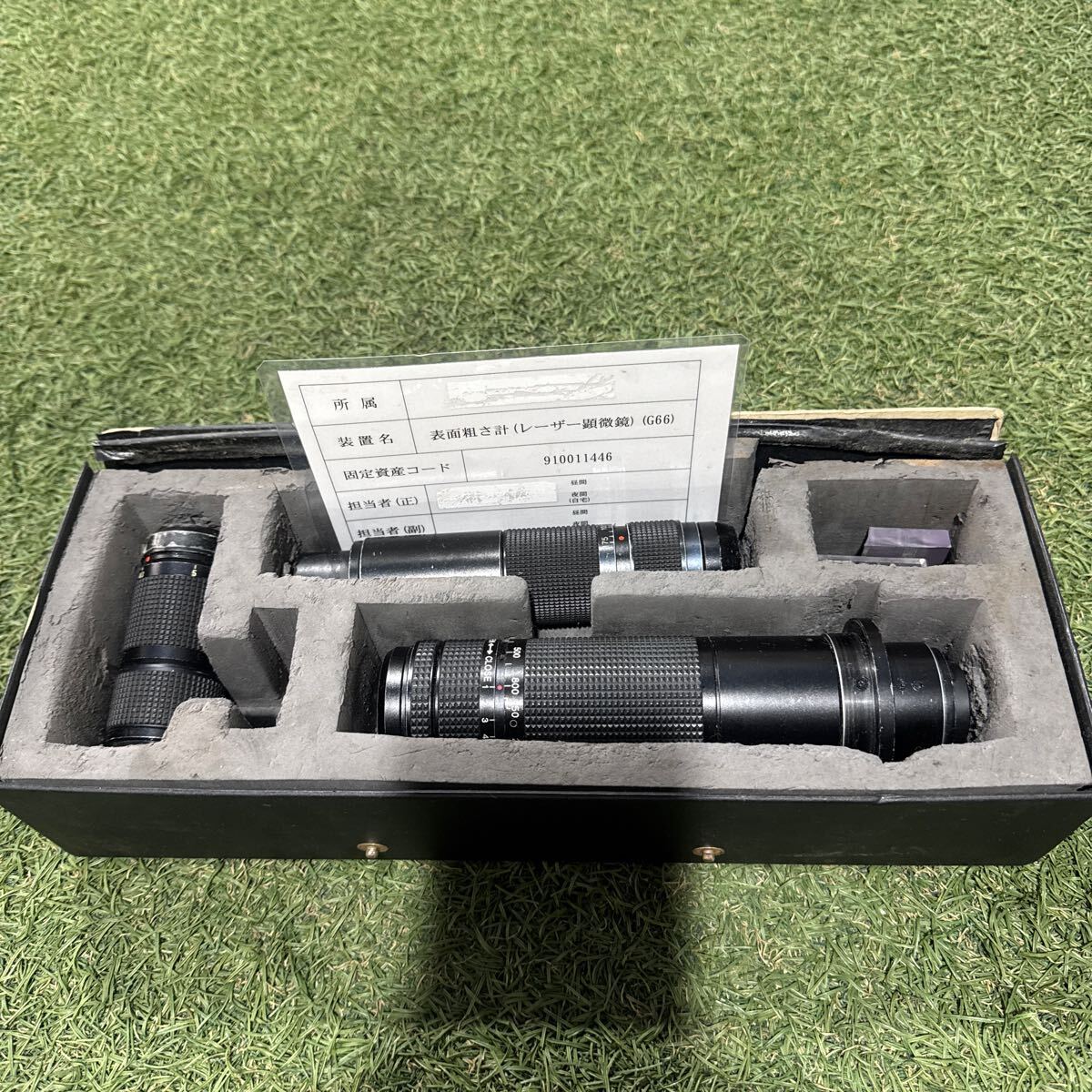 5C158 中古　Leitz Wetzlar/Leica マイクロスコープレンズ 45373、150-800mm、25-175mm、5-40mm 動作保証