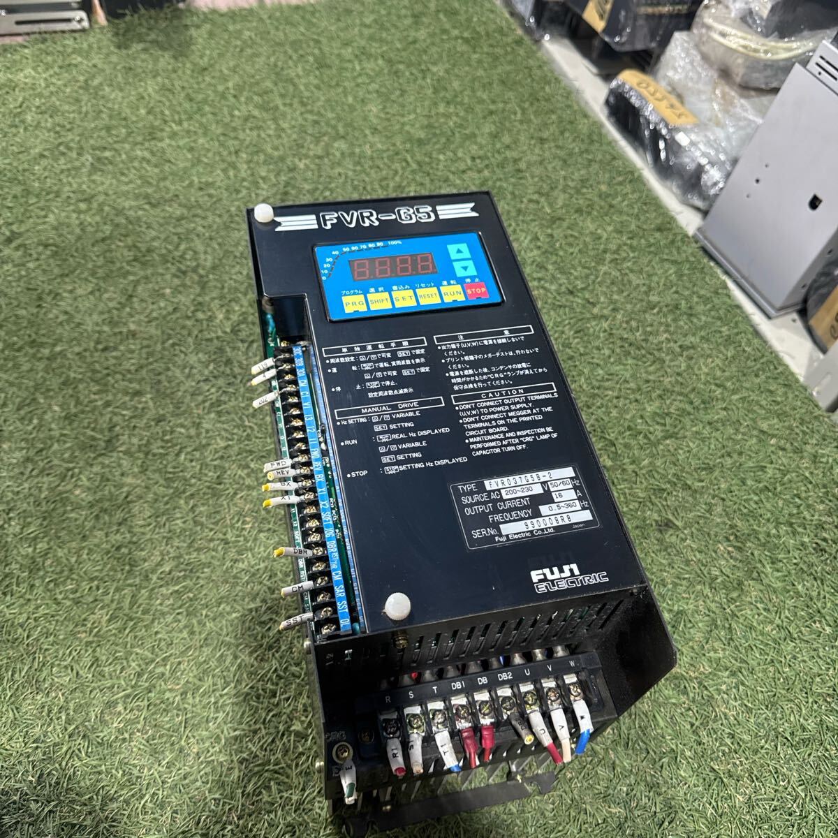 5C330 Fuji Electric Fvr-g5 AC Drive 200/230v 16a Fvr037g5b-2 動作保証付き　