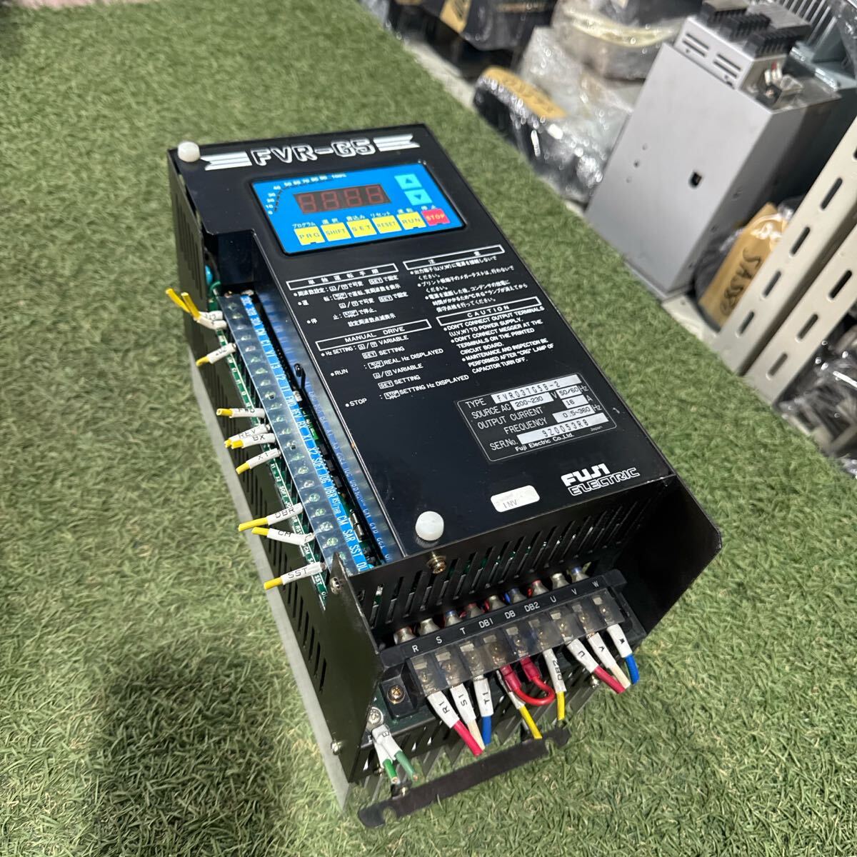 5C331 Fuji Electric Fvr-g5 AC Drive 200/230v 16a FVR037G5B-2 動作保証付き　
