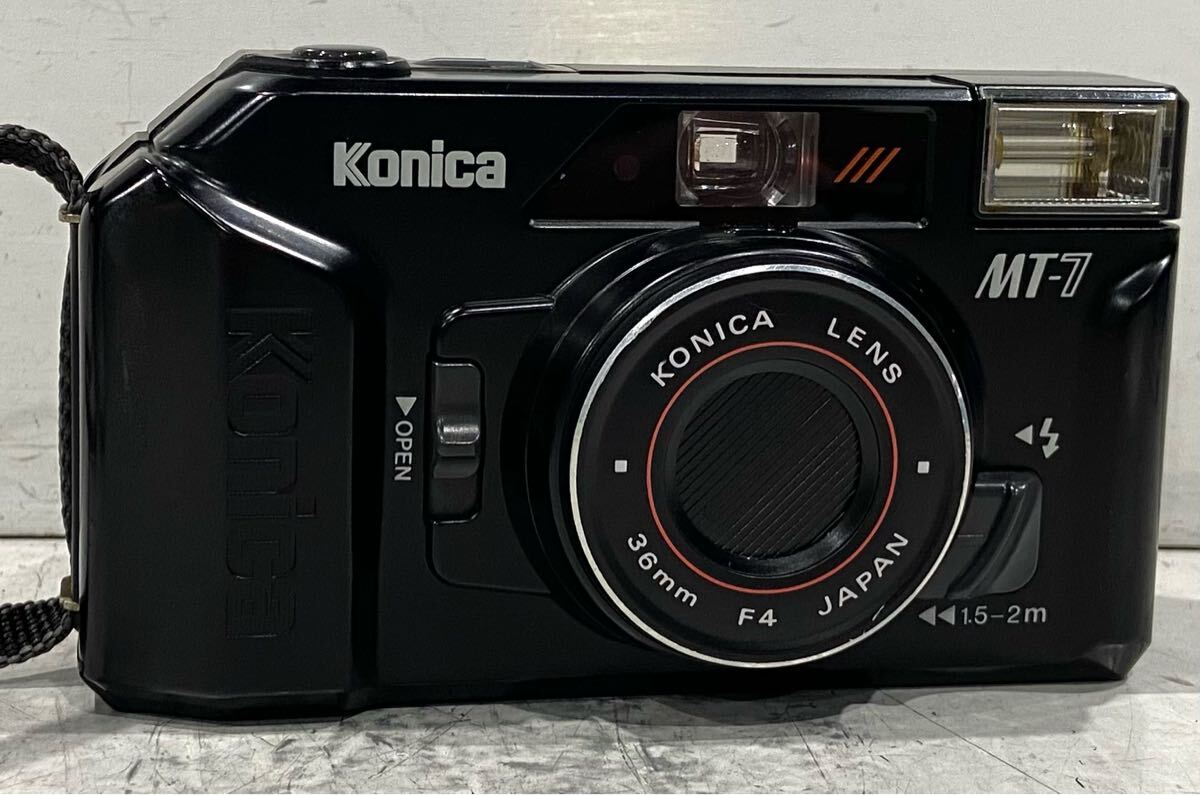 250329B☆ Konica MT-7 KONIKA LENS 36mm F4 JAPAN コンパクトフィルムカメラ ♪配送方法＝おてがる配送宅急便(EAZY)♪