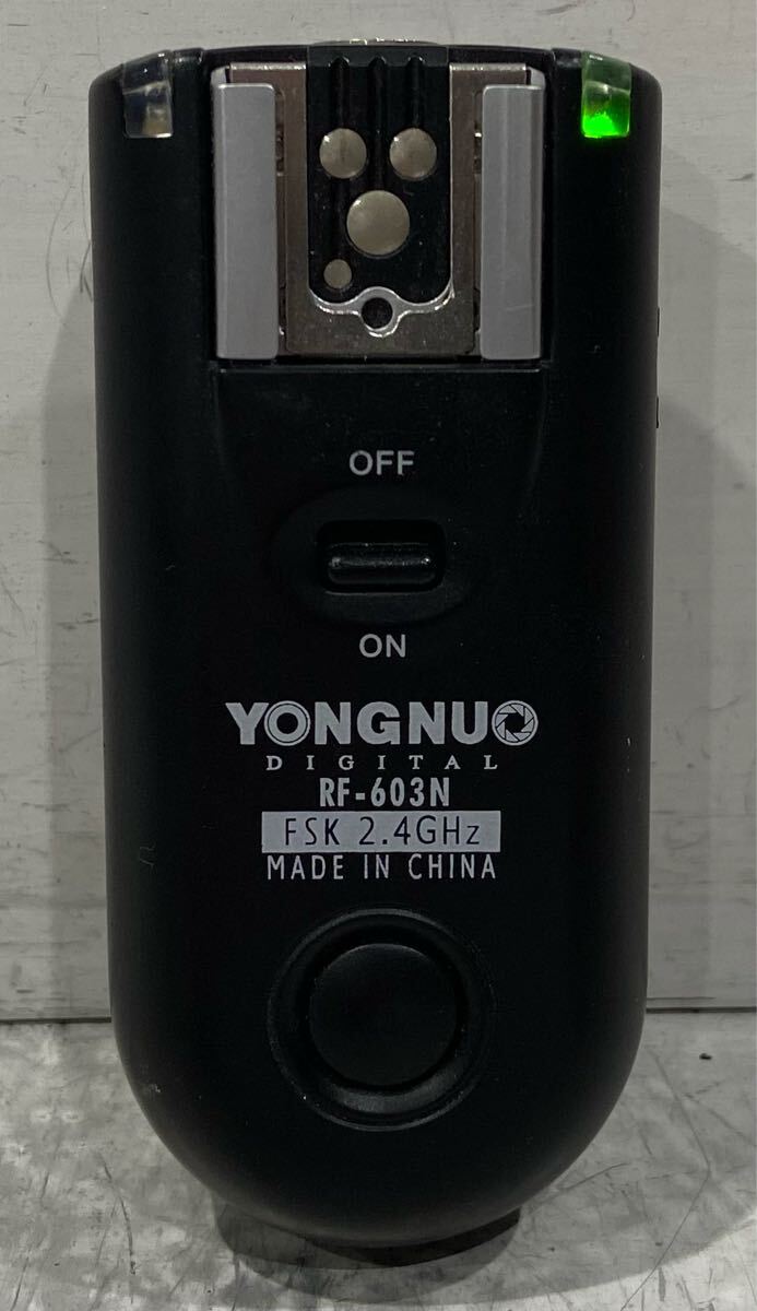 250321E☆ YONGNUO DIGITAL RF-603N FKS 2.4GHz フラッシュトリガー? ♪配送方法＝おてがる配送宅急便(EAZY)♪