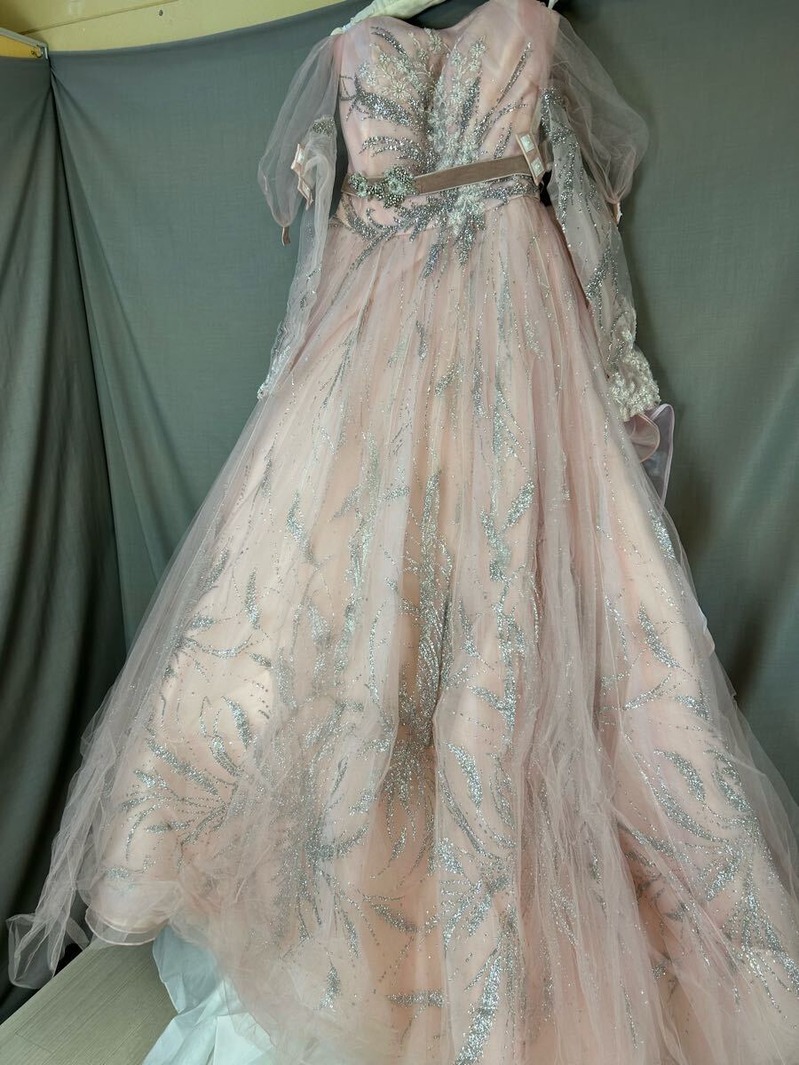 O977】 カラードレス ウエディングドレス 結婚式 舞台 演奏会 ブライダルフェア ブライダル　披露宴　