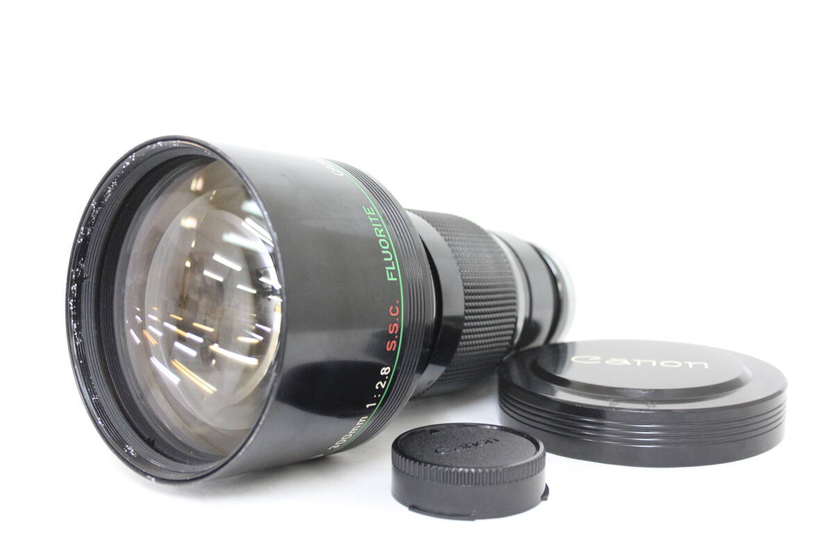 【返品保証】 【希少】 キャノン Canon Lens FD 300mm F2.8 S.S.C Fluorite レンズ M3694
