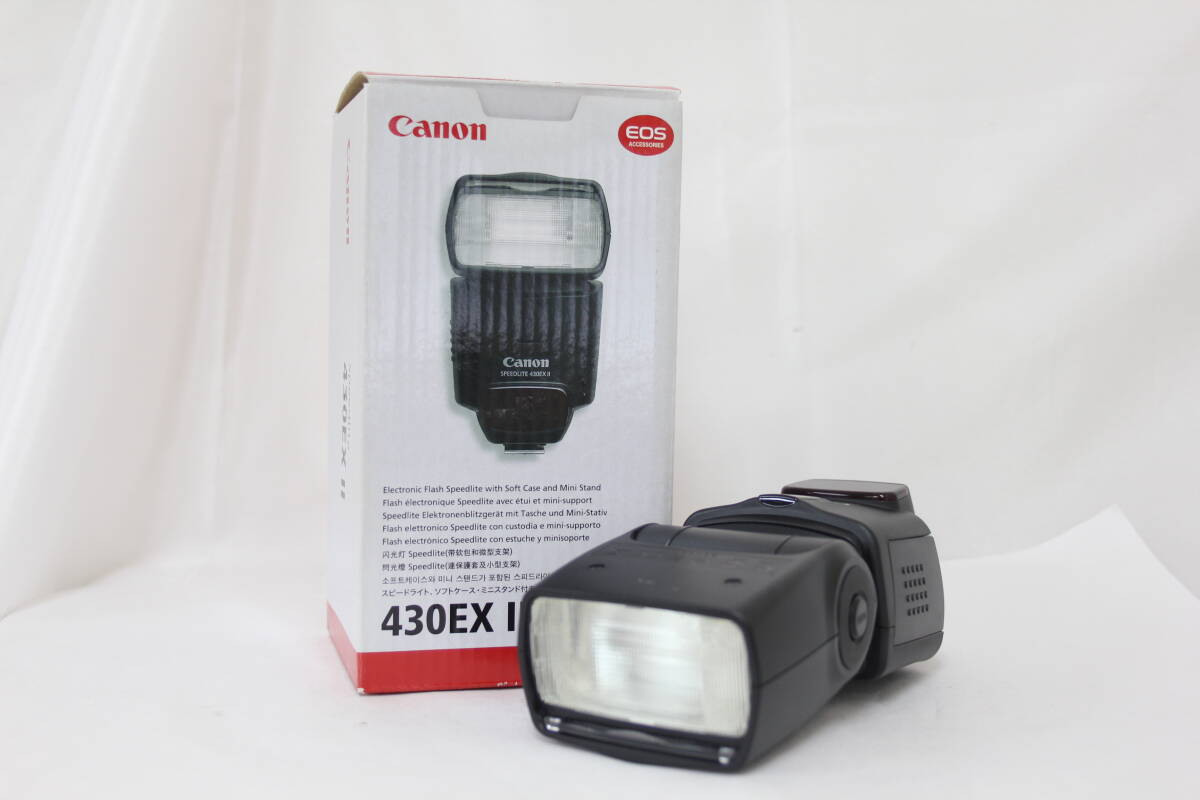 【美品 返品保証】 【元箱付き】キャノン Canon Speedlite 430EX II フラッシュ ストロボ M4854