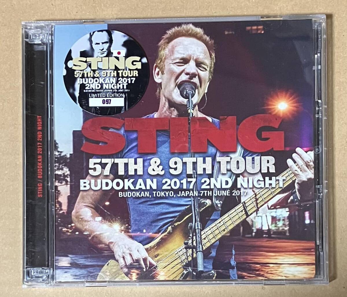 中古CD STING / 57'Th & 9Th TOUR BUDOKAN 2017 2Nd NIGHT（2枚組CD)