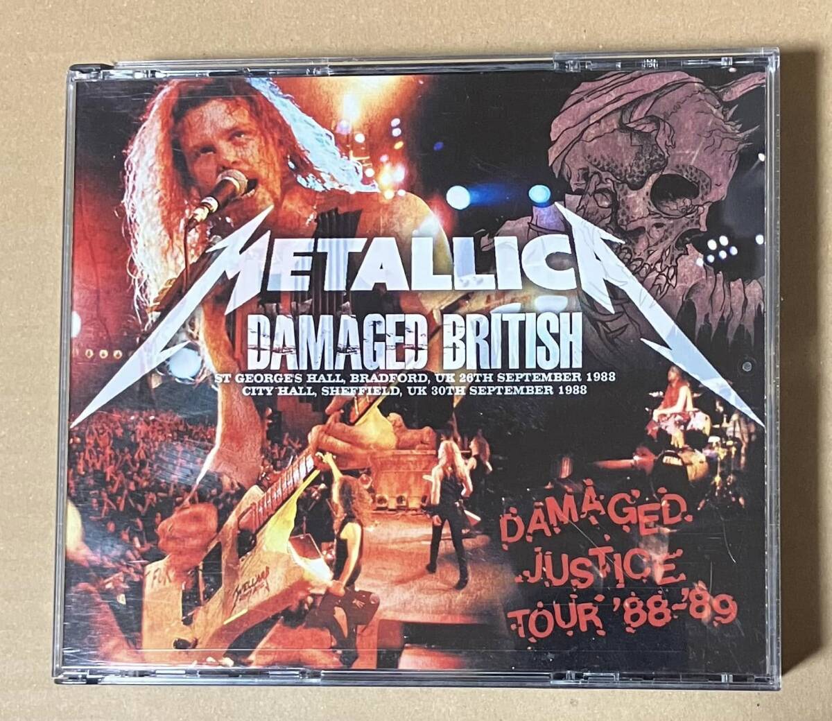 中古CD METALLICA / DAMAGED BRITISH （4枚組CD)