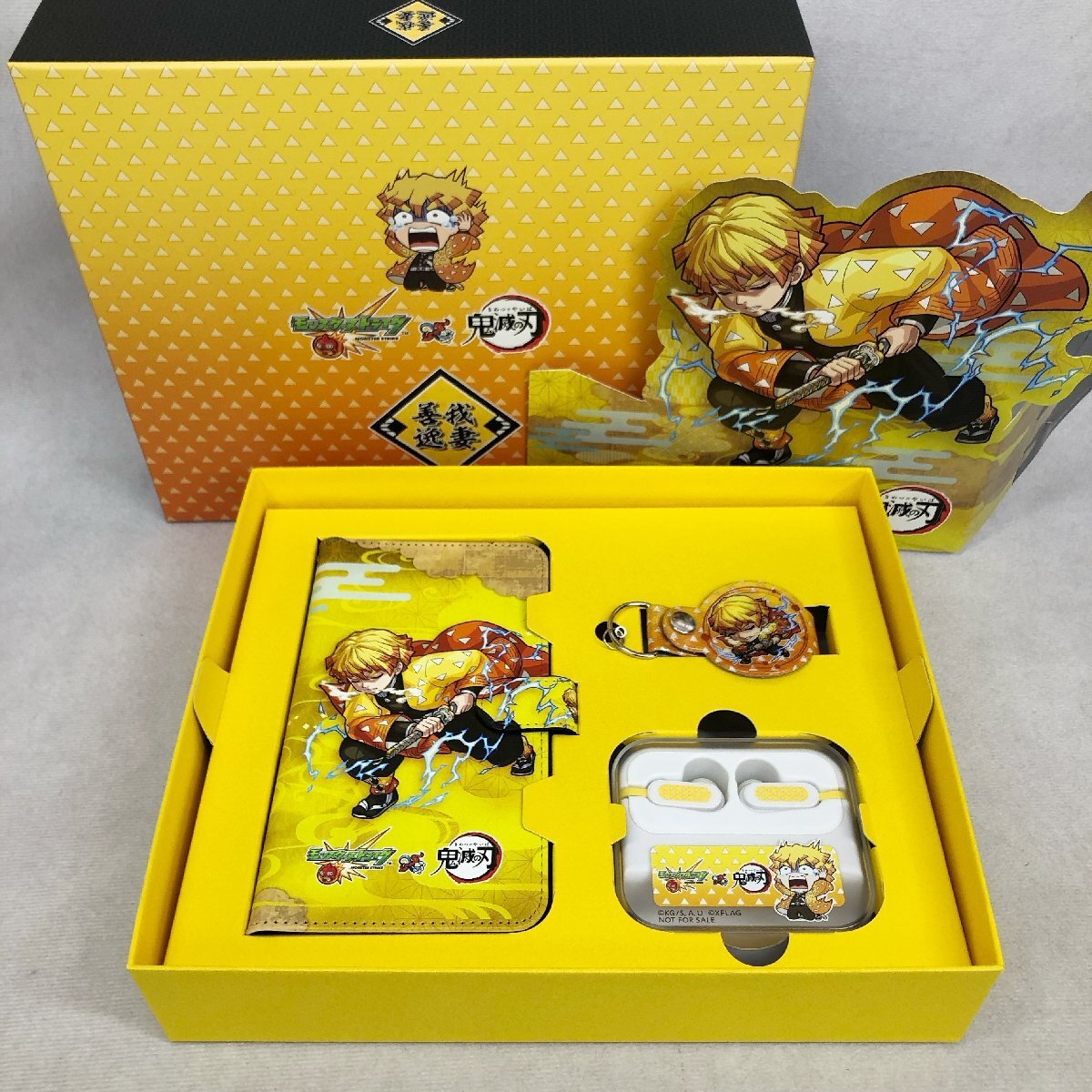 XFLAG モンスターストライク 鬼滅の刃 我妻善逸 スマホグッズ 詰め合わせ BOX キャンペーン 当選品 非売品 モンスト