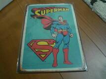 ブリキ看板　superman　30×20