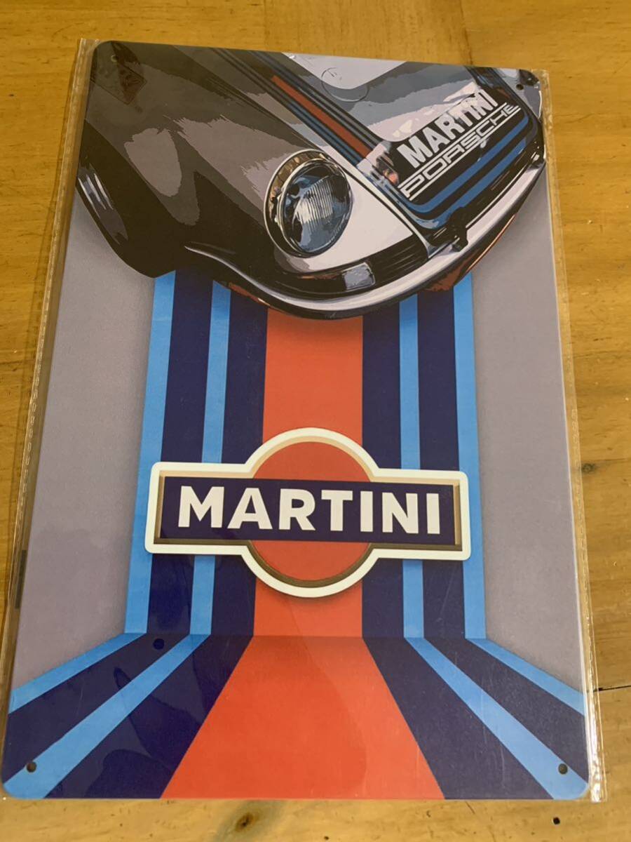 MARTINI ポルシェRACING マルティニブリキ看板 アンティーク ガレージ アメリカンインテリア 世田谷ベースBMW